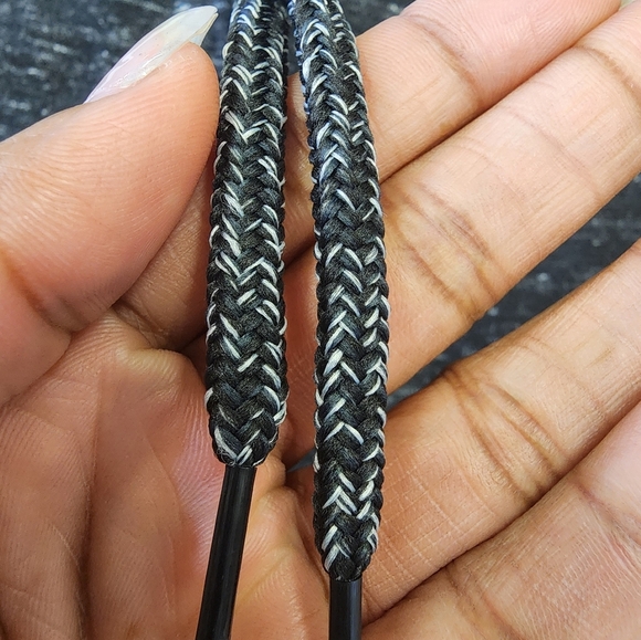 Men's Heather Greyish Black 3 Zip Pockets Drawstring Jogger Pants, sz SM - Picture 12 of 14